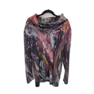 Womens Le Galeriste Abstract Art to Wear Sweater
